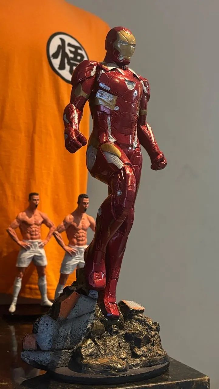 Action Figure Homem de Ferro resina G - Foto 3