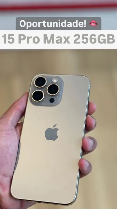 iPhone 15 Pro Max 256GB - Com garantia 
