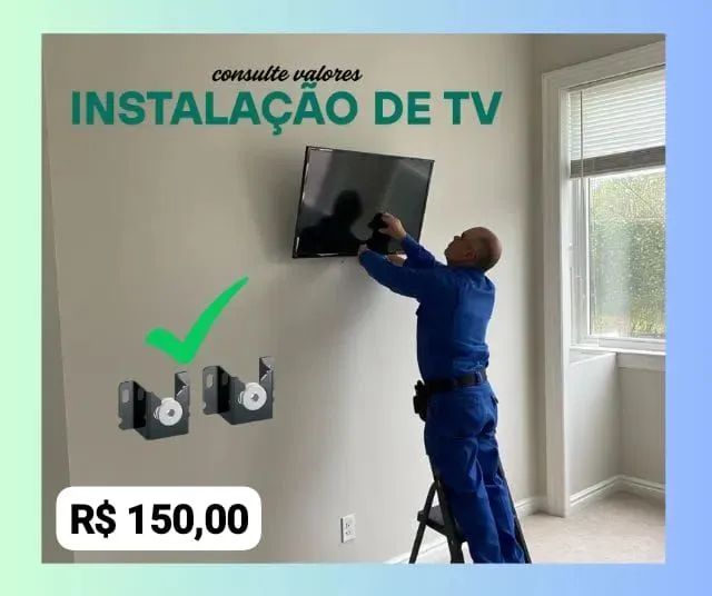 Suporte de TV com instalação