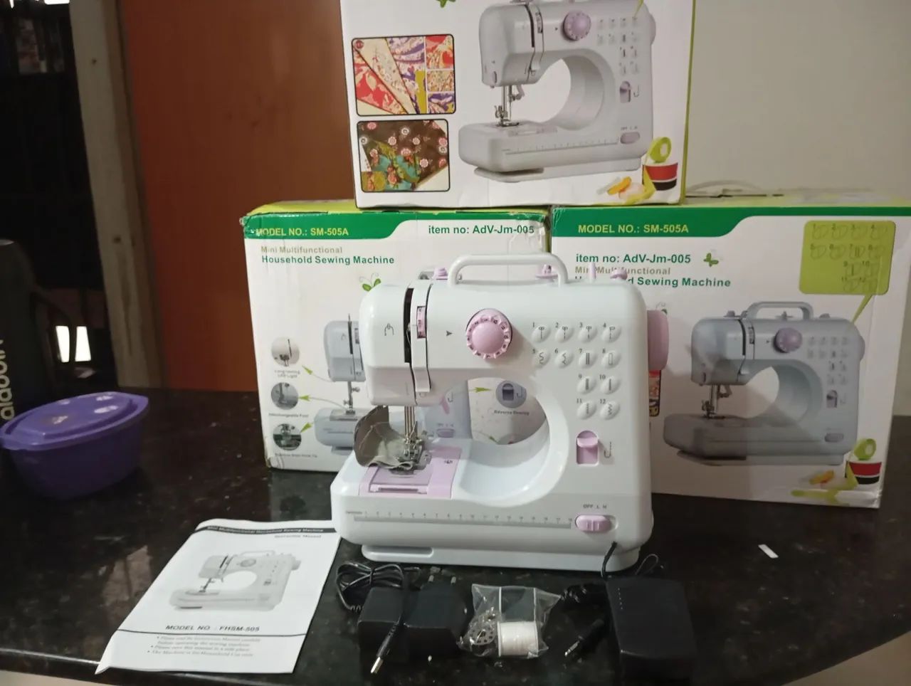 Máquina de Costurar Elétrica Mini Multifuncional - Foto 2