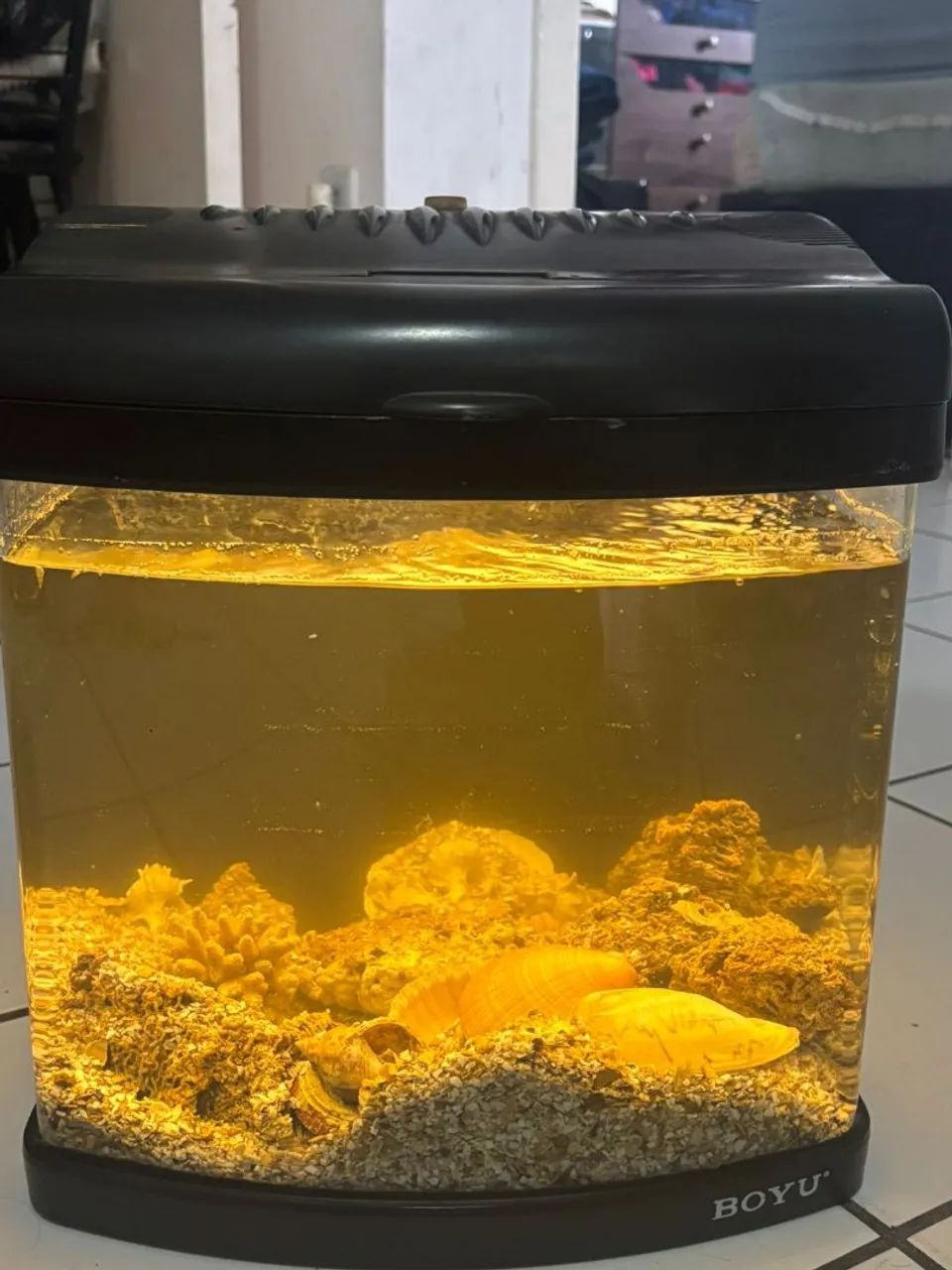 Boyu Curved Aquarium 25/30 Liters