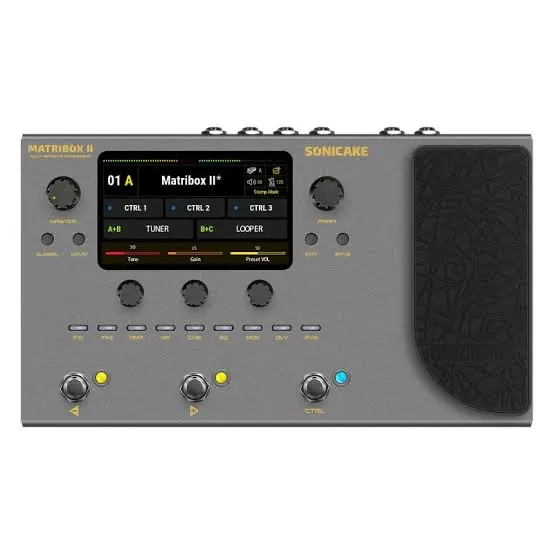 Pedal Multiefeitos Sonicake Matribox II - Lacrada na caixa!