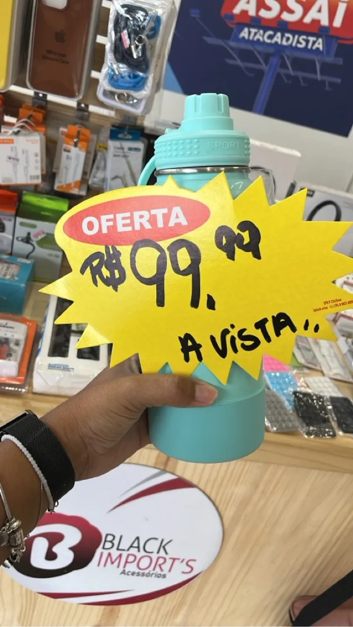Garrafa Squeeze Sport - Oferta Imperdível!