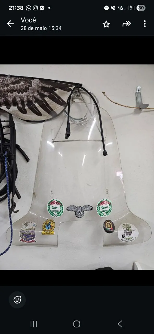 Bolha/Para-brisa de moto