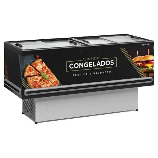 A. Ilha de congelados freezer 2 e 3mts 