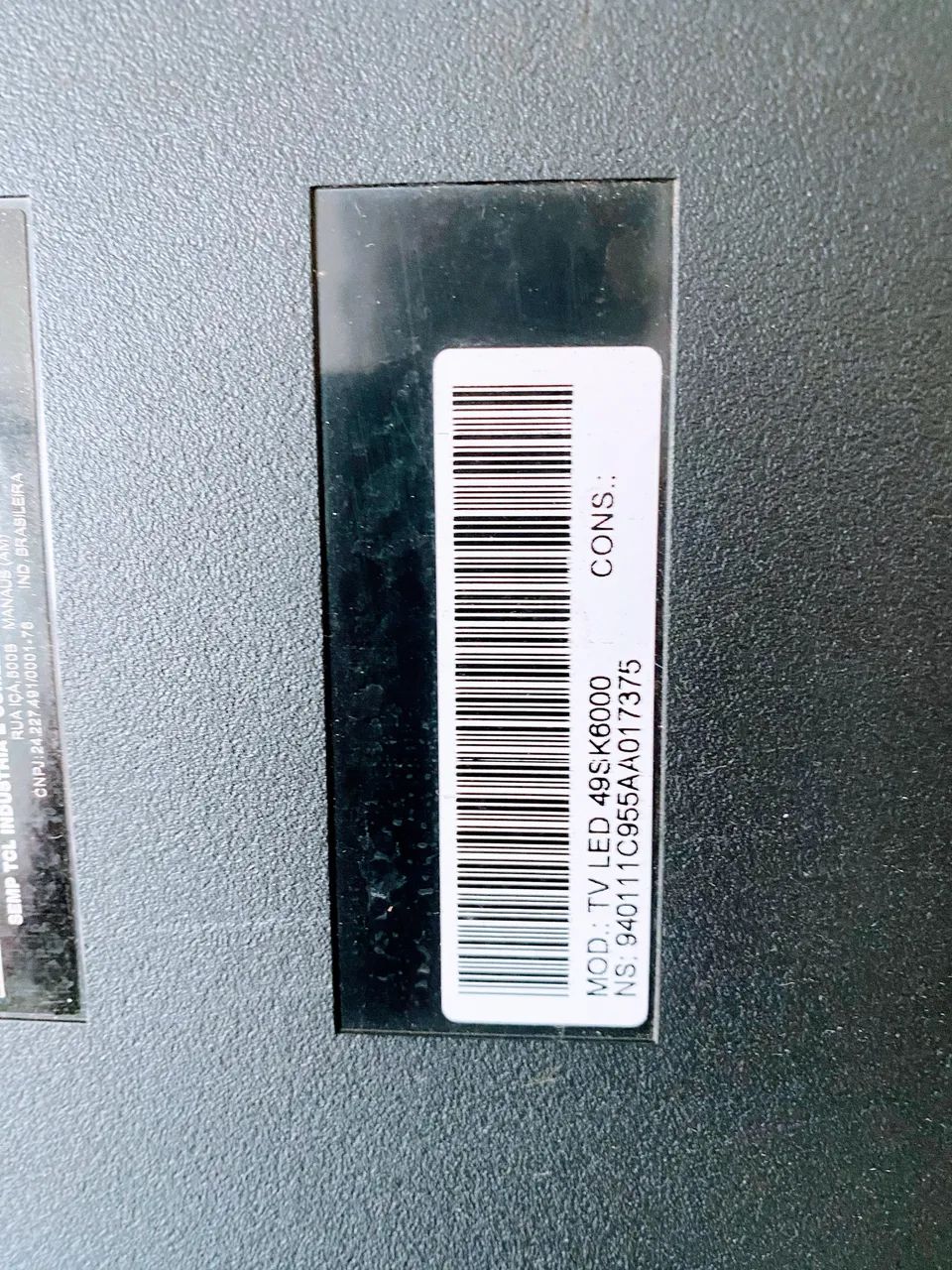 Tv SEMP TCL 49sk6000 (tela quebrada) - Foto 4