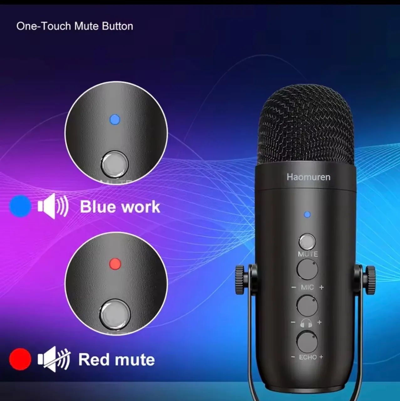 Microfone profissional USB com braço articulado  - Foto 3