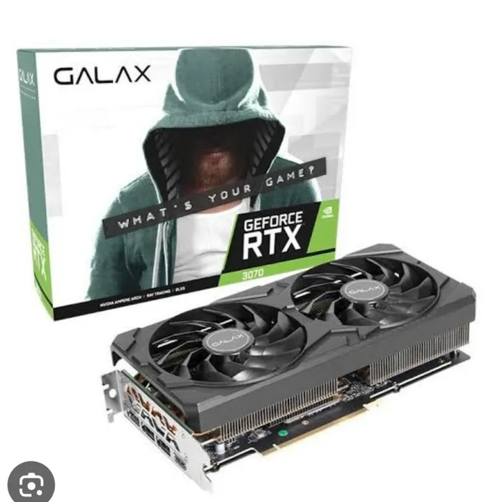 Placa de Vídeo RTX 3070 8GB Galax LHR C/ NF