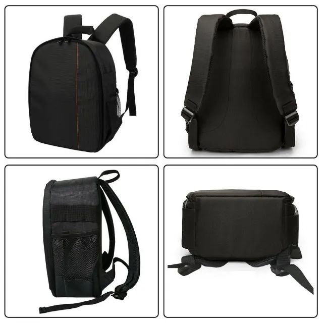Mochila Profissional p/ Fotógrafos Câmeras Lentes Acessórios - Foto 2