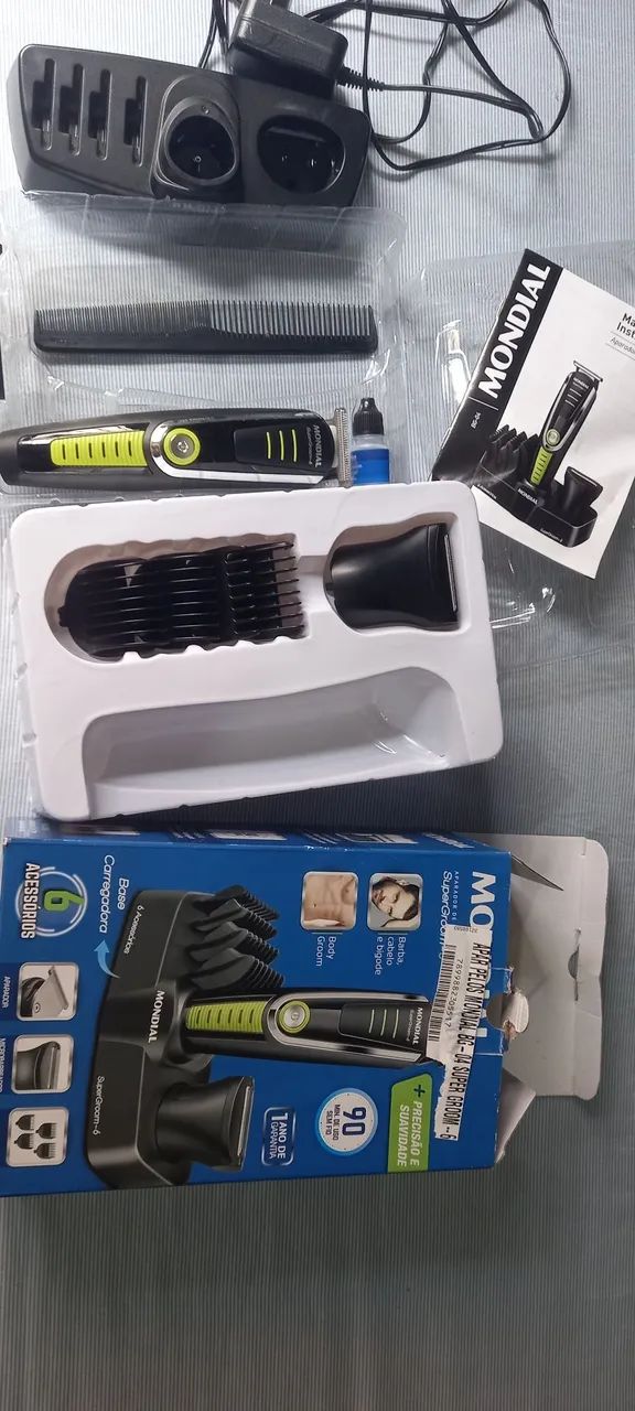 Vendo aparelho de pelos e barbas, na caixa, R$150 - Foto 4