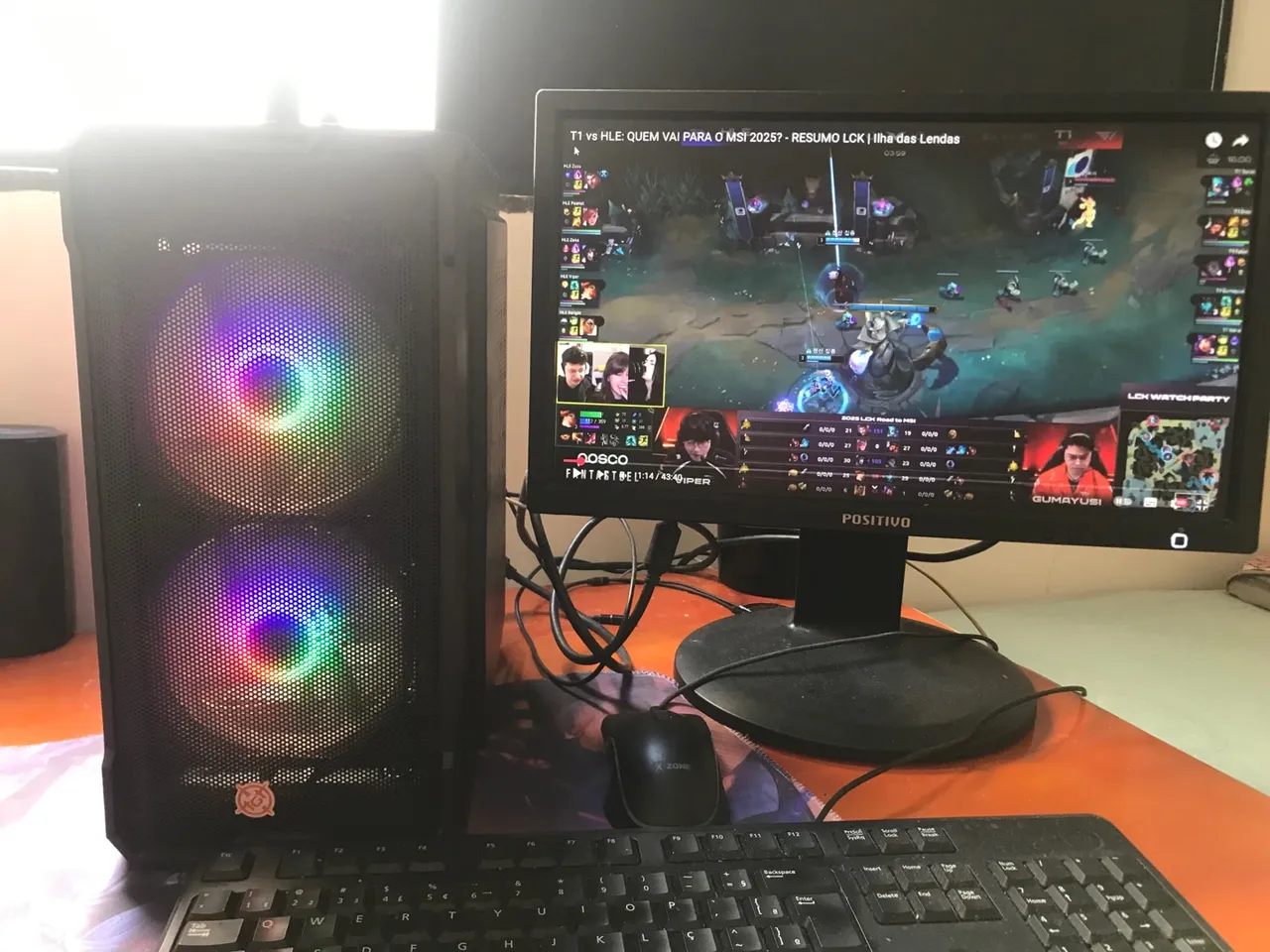 PC Gamer com LED RGB - Perfeito para Jogos e Streaming