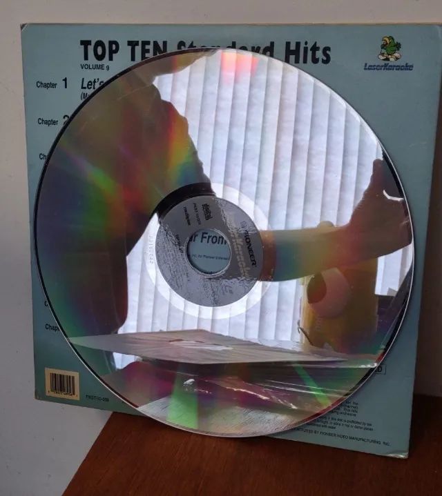 Laser Disc LD Pioneer Top Ten Standard Hits Volume 9 com função
