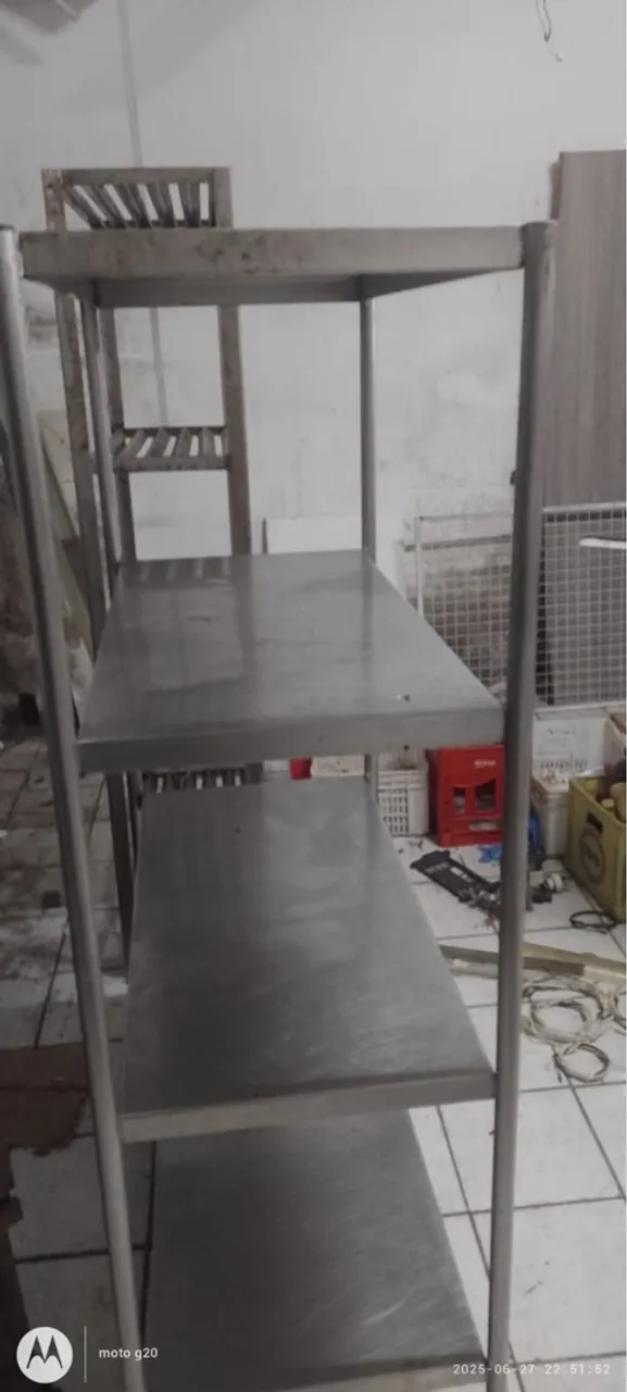 Prateleira de Aço Inox para Comércio