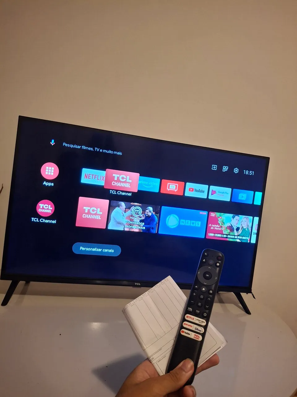Tv TCL 32 polegadas na garantia até Abril de 2026