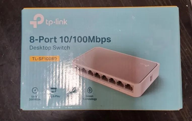 Switch TP-Link TL-SF1008D 8 Portas 10/100Mbps (Usado)