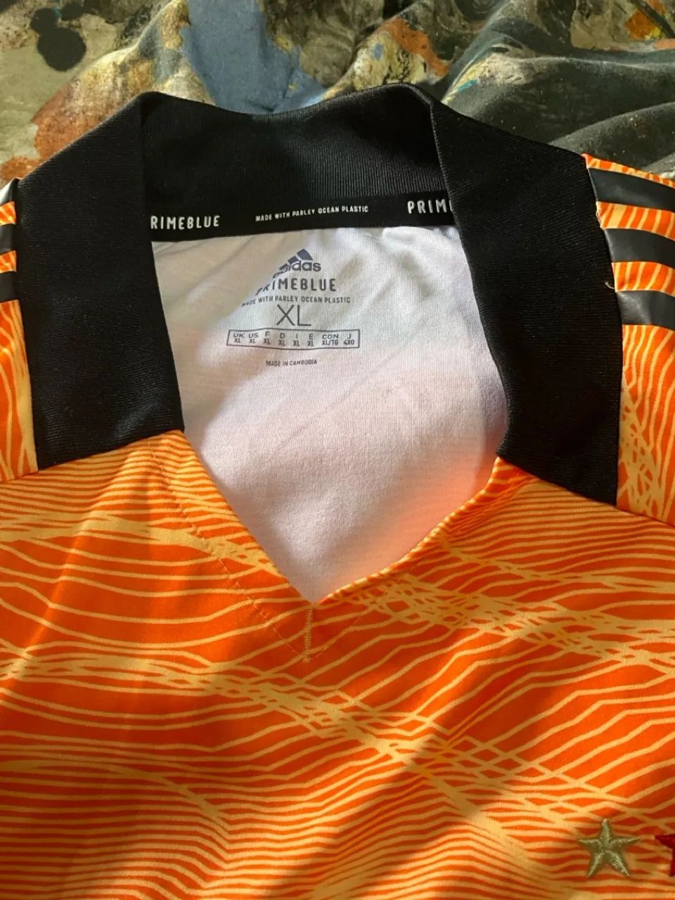 Camisa de Futebol São Paulo Adidas Goleiro- Tamanho XL - Foto 3