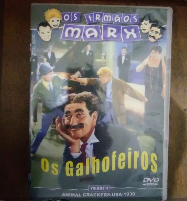 DVD Os Galhofeiros - Irmãos Marx