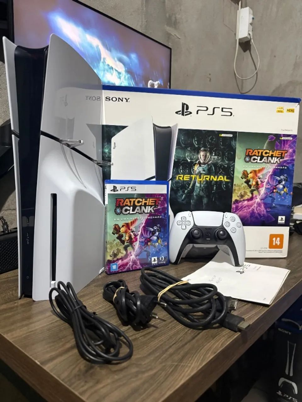 ps5 slim com leitor completo