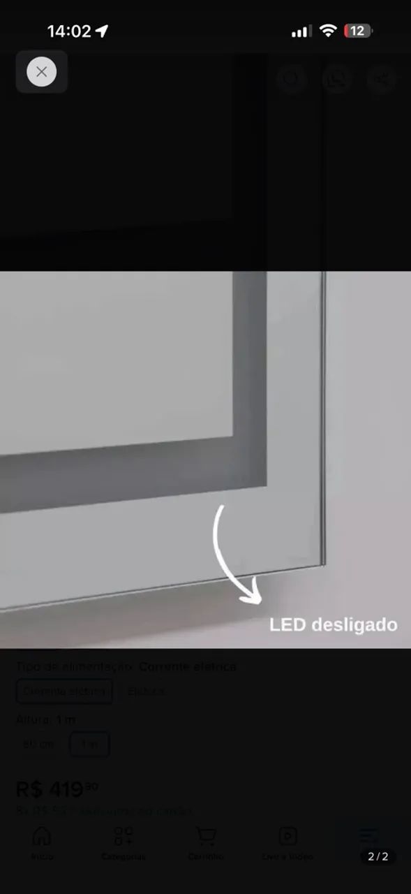 Espelho led  - Foto 2