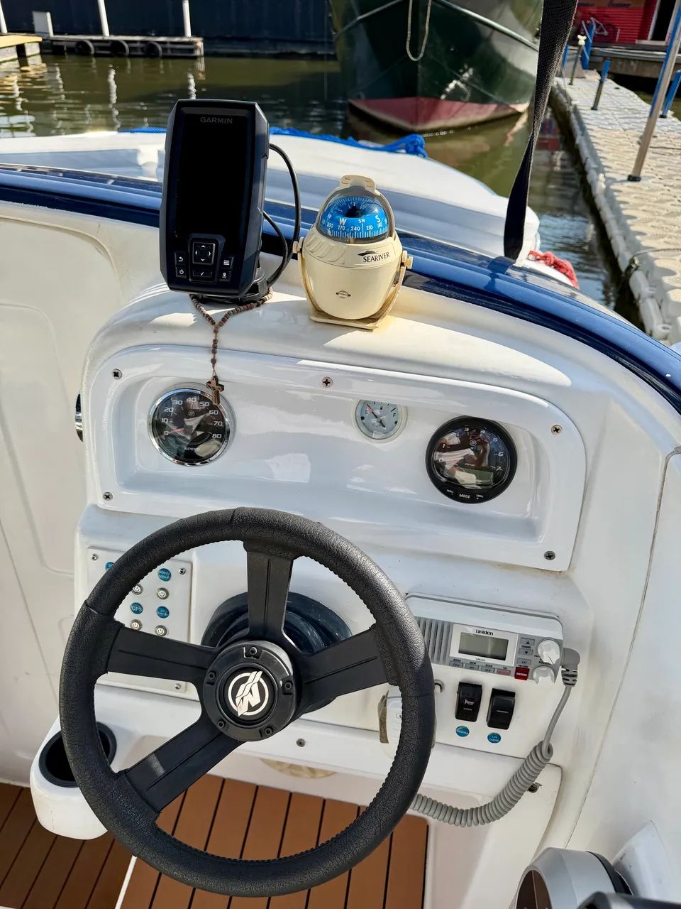 Vendo Lancha 21 pes, motor 150hp 2024, aceito proposta - Foto 8
