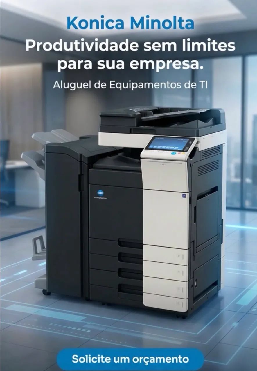 Locação de equipamentos de TI- Impressoras, computadores e etc.