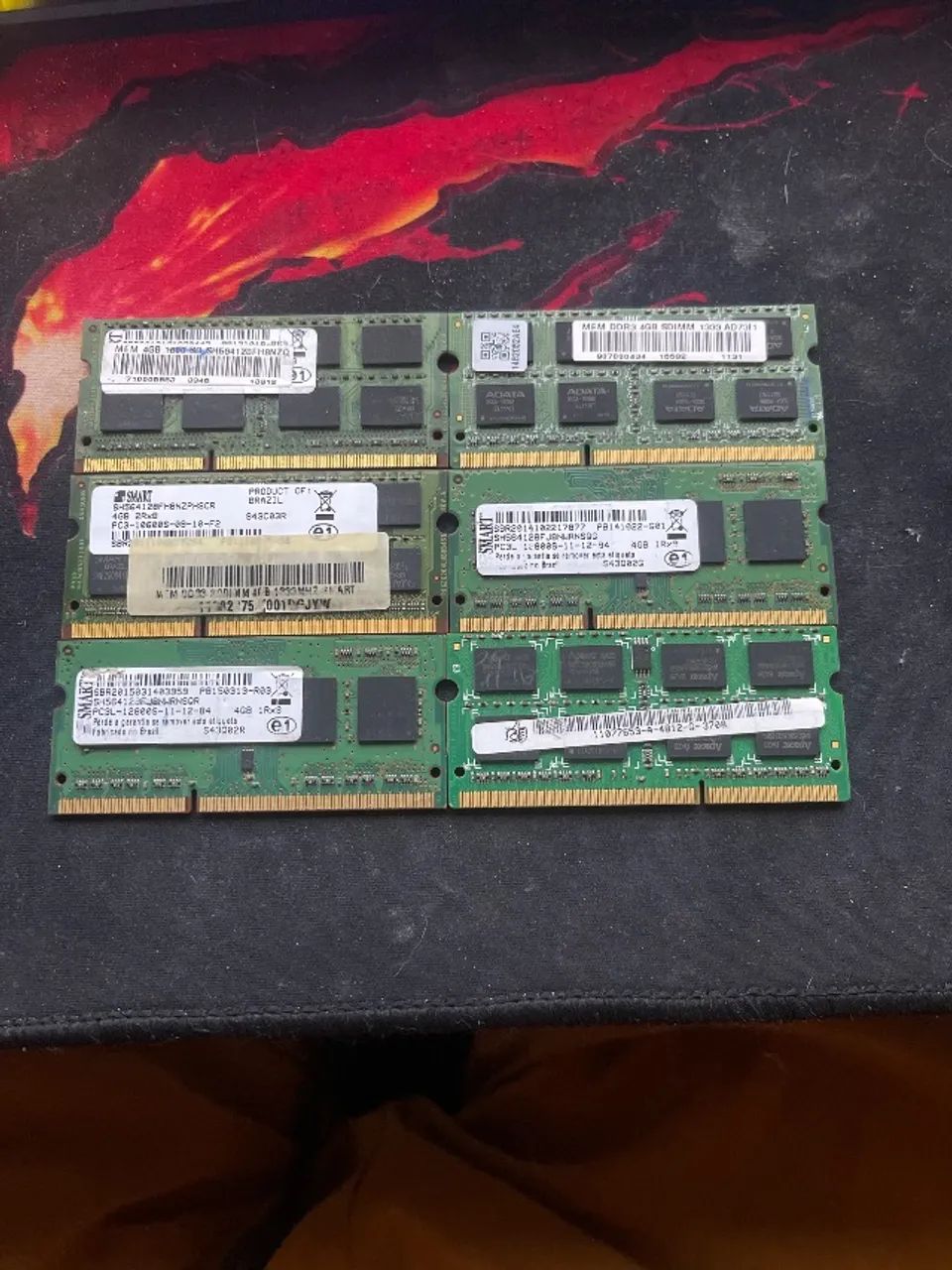 Memória ram ddr3 4gb de notebook 