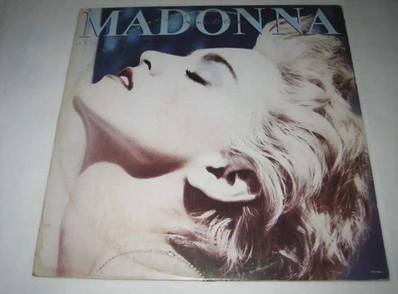 LP MADONNA- POSTER ENCARTE TRUE BLUE