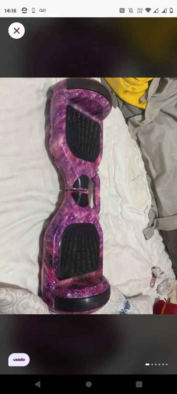Hoverboard elétrico com Bluetooth+ carregador - Foto 2