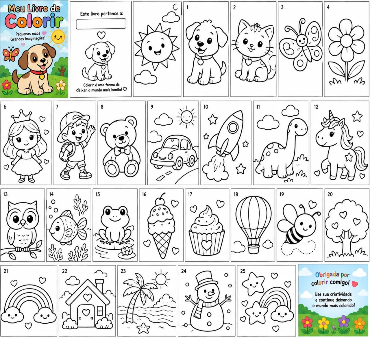 Desenhos para colorir 