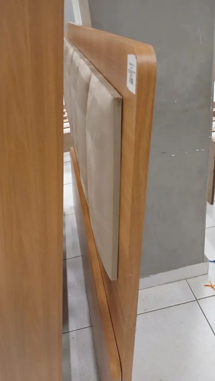 CAMA DE CASAL EM MDF  PADRÃO 1.38M (NOVA) - Foto 4