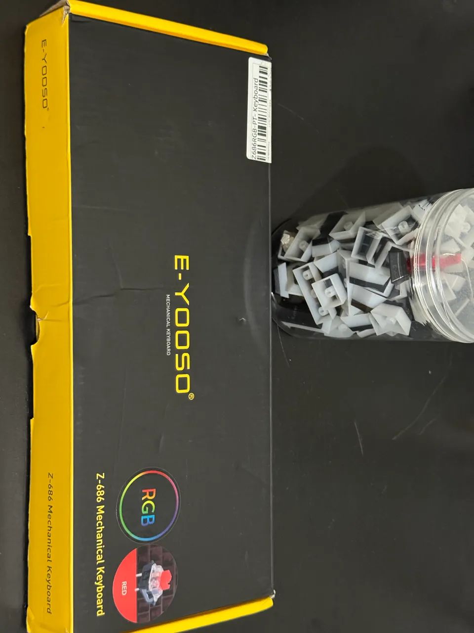 Teclado Gamer mecânico E-Yosso Z686  - Foto 3