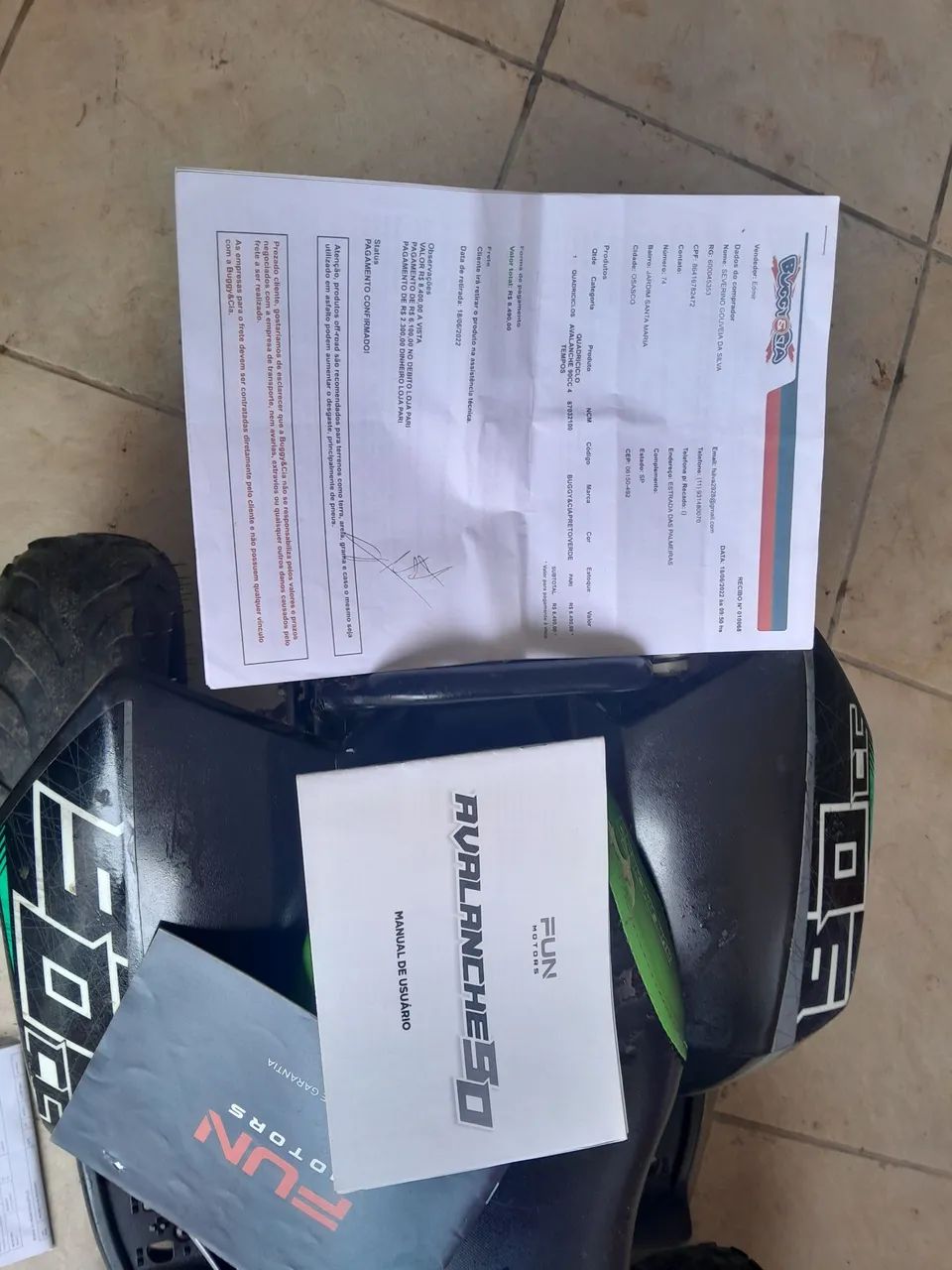 Quadriciculo advanche 90cc gasolina - Foto 3