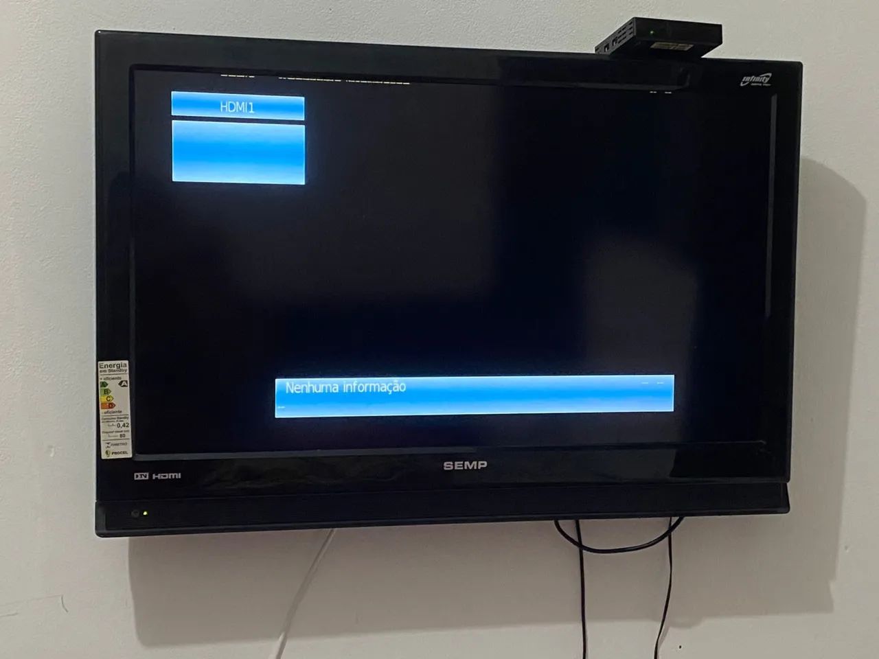 Tv semp Toshiba 40 polegadas Led digital completa em estado de nova