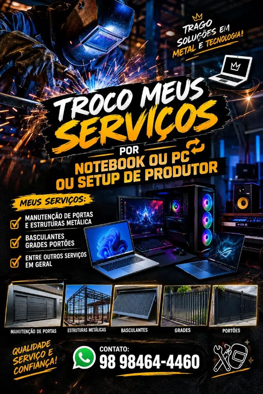 Troco meus serviços 