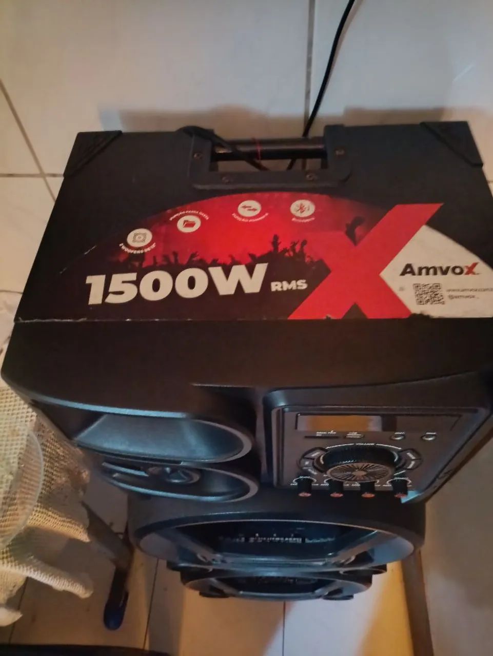 Torre de som amvox 1500 rms - Foto 2