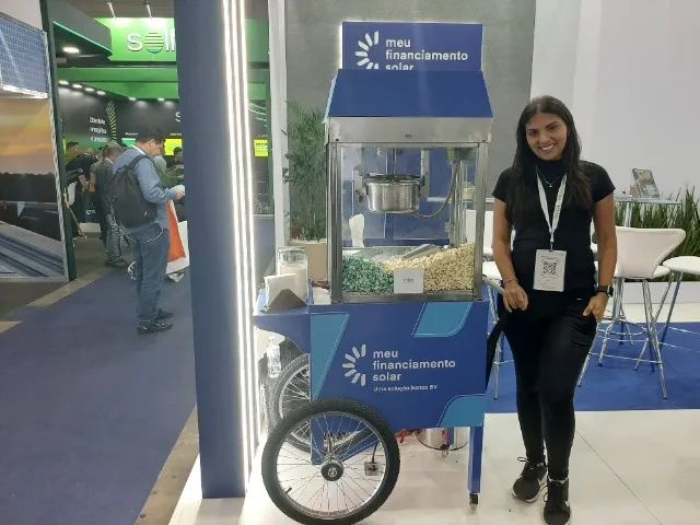 Carrinho de Pipoca Retrô para Eventos e Ações de mkt