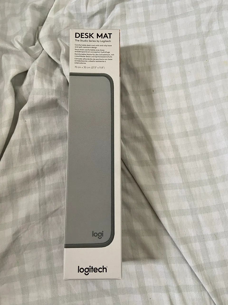 Mouse Pad Cinza Logitech 70 cm x 30 cm