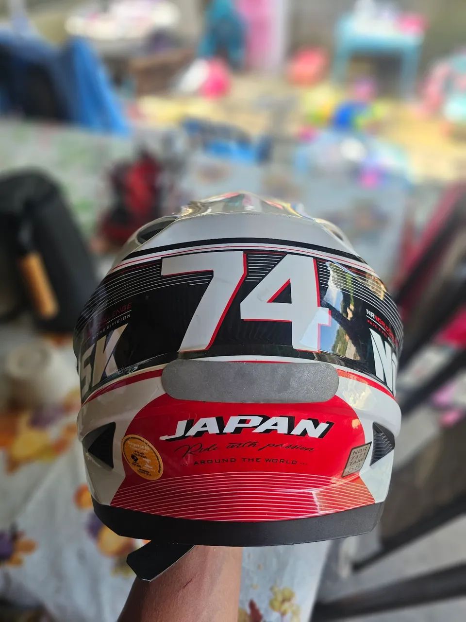 Capacete norisk Japão novinho  - Foto 4