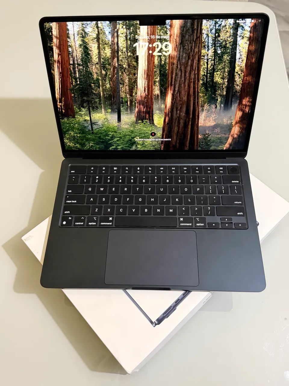 MacBook M2 air 16GB 256GB (3ciclos) novo 100% bateria - Notebooks