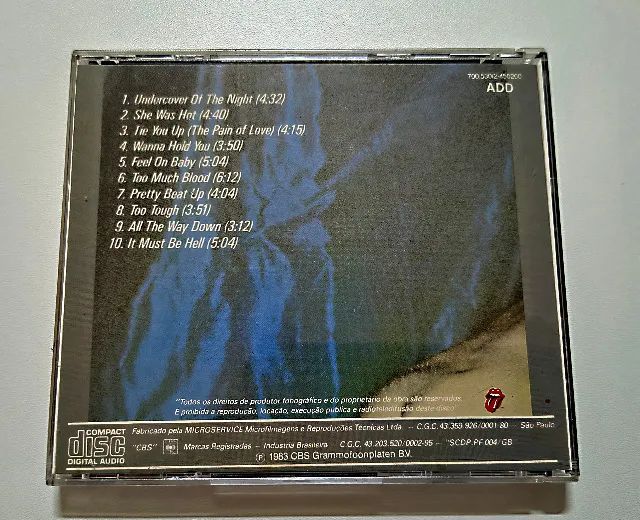 CD The Rolling Stones - Undercover - CBS - Ind. Brasileira - Foto 3