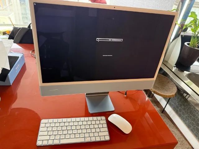 Imac 24 Polegadas Azul  - Chip M1  - Super Novo