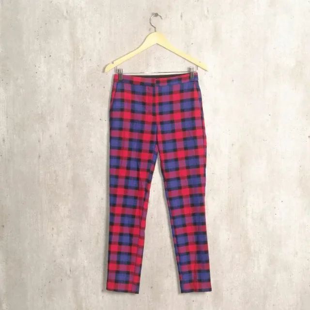 Calça Xadrez Zara P 36 - Foto 2