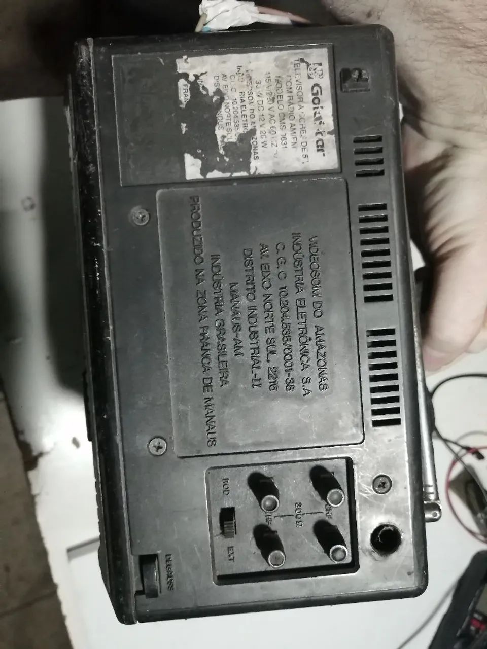 Mini TV de tubo, funciona parcial leia!  - Foto 5