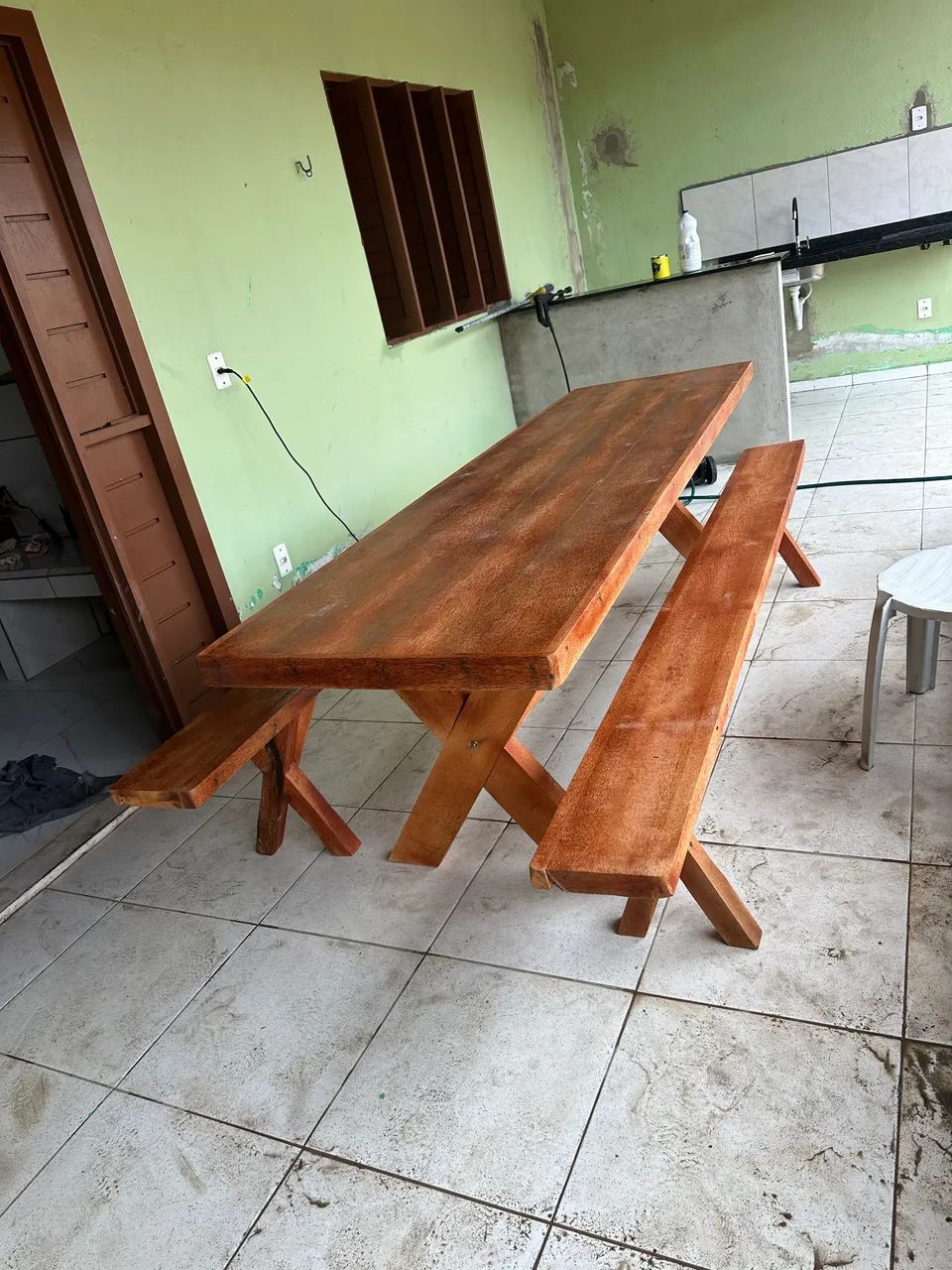 Mesa Rústica Maciça Preço Fábrica  - Foto 5