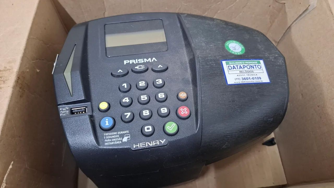 Relógio de ponto DATA PONTO Prisma