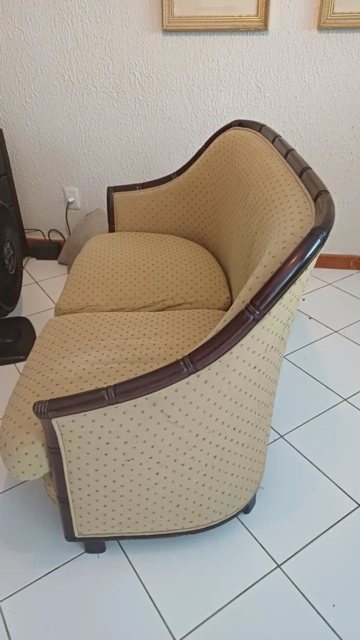 SOFÁ 02 LUGARES ESTILO ITALIANO  - Foto 4