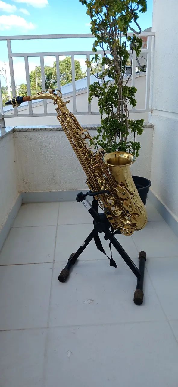 Saxofone Alto, semi novo mesmo, confira! - Foto 2