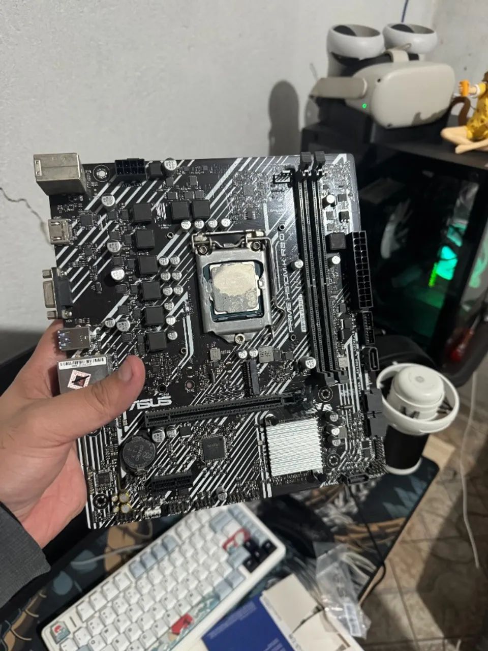 Kit Placa e processador i3 10100F