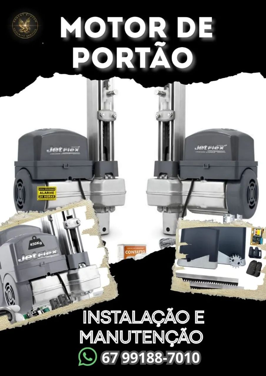 Motor de Portão Automação e Praticidade 