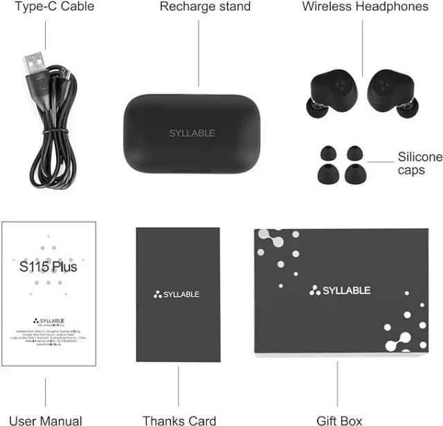Fone Bluetooth Syllable S115 Plus - Foto 2